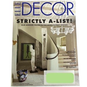 Elle Decor Magazine Summer 2025 Strictly A-List Annual Guide Worlds Best Design